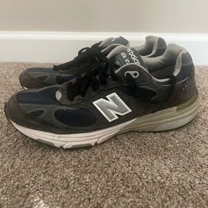 New Balance Heritage 993 Made In USA Sneakers Navy Grey Sz 7.5